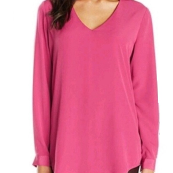 NYDJ Modern Tunic Long Sleeve Berry Tweed new - Picture 5 of 5